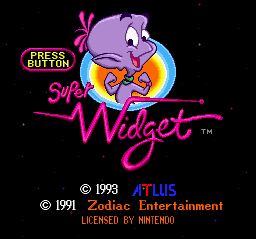 Super Widget screenshot 4 for Super Nintendo